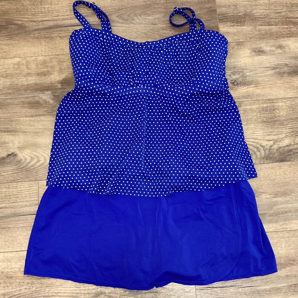 Ladies Tankini Skirted Swimsuit
